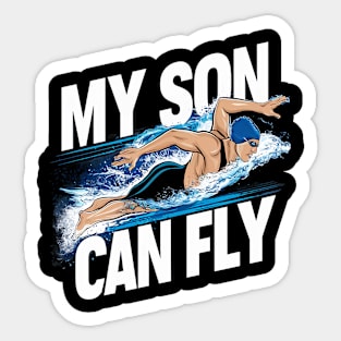 my son can fly Sticker